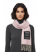 Versace Jeans Couture Light Pink Signature Label Fringe Fashion Scarf
