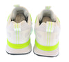 Versace Jeans Couture White Neon Green  Lace Up Fashion Athletic Sneakers-