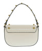 Versace Jeans Couture White Structured Riveted Shoulder Bag