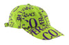 Versace Jeans Couture Lime Green  Signature Print Baseball Cap