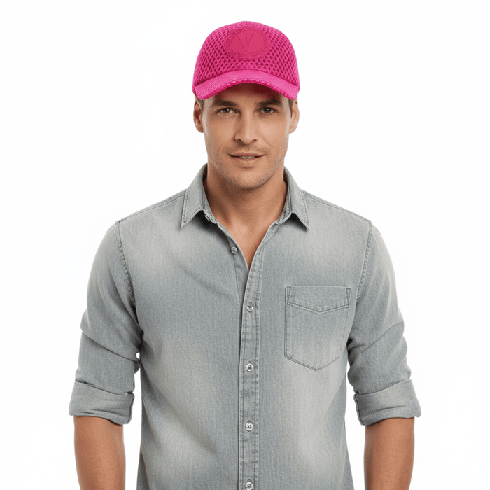 Versace Jeans Couture Pop Pink  Medallion Baseball Cap
