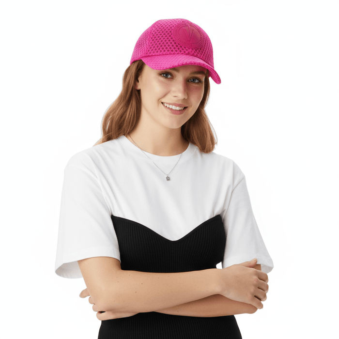 Versace Jeans Couture Pop Pink  Medallion Baseball Cap