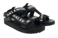 Versace Jeans Couture Black Signature Strap Trek Fashion Sandal-9