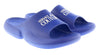 Versace Jeans Couture Blue Signature Platform Slide Sandals-