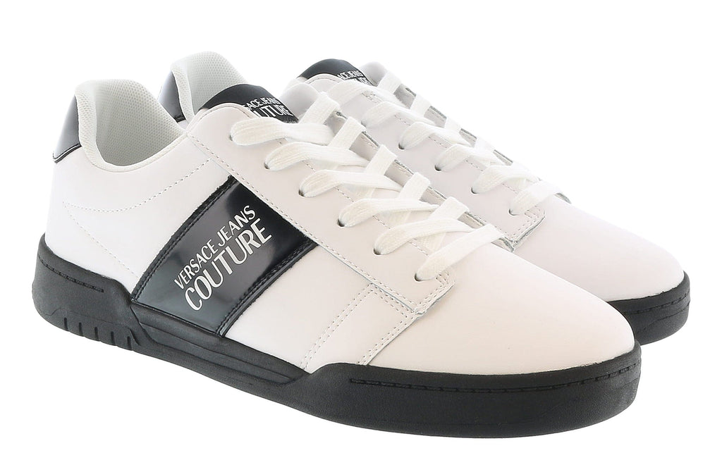 Versace Jeans Couture White Classic Fashion Court Sneakers-