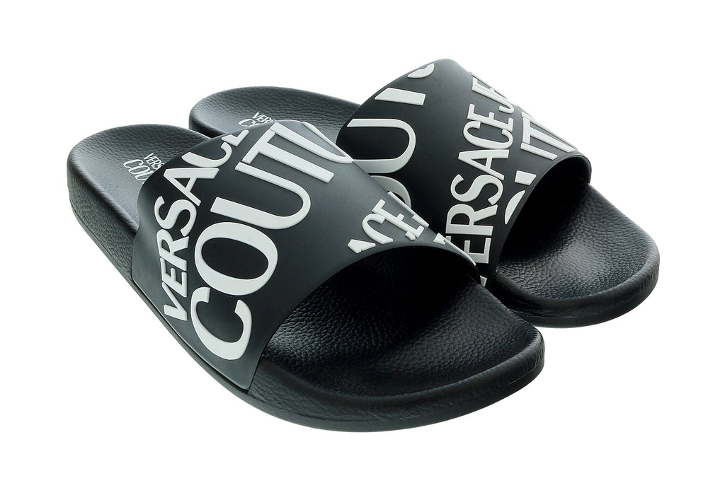 Versace Jeans Couture Black Signature Pool Slide- 9