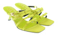 Versace Jeans Couture Womens  Stappy Mid Heel Bow Sandals-