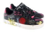 Versace Jeans Couture Black Printed Fashion Court Sneakers-6