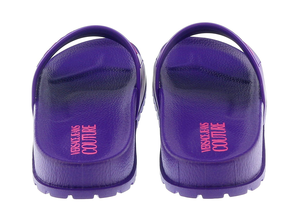 Versace Jeans Couture Purple Signature Fashion Beach Slide-