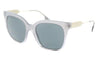 Burberry  Evelyn Grey  Full rim Square Sunglasses