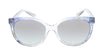 Coach 0HC8321 56553C55 Blue Ombre Full rim Round Sunglasses