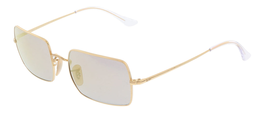 Ray-Ban  Shiny Gold Full rim Rectangle Sunglasses