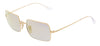 Ray-Ban  Shiny Gold Full rim Rectangle Sunglasses