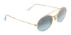 Ray-Ban 0RB3847N 91233M52 Gold Blue Full rim Oval Sunglasses