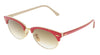 Ray-Ban  Wrinkled Red Full rim Oval Sunglasses