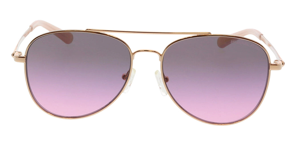 Michael Kors 0MK1045 1108I656 Rose Gold Full rim Aviator Sunglasses