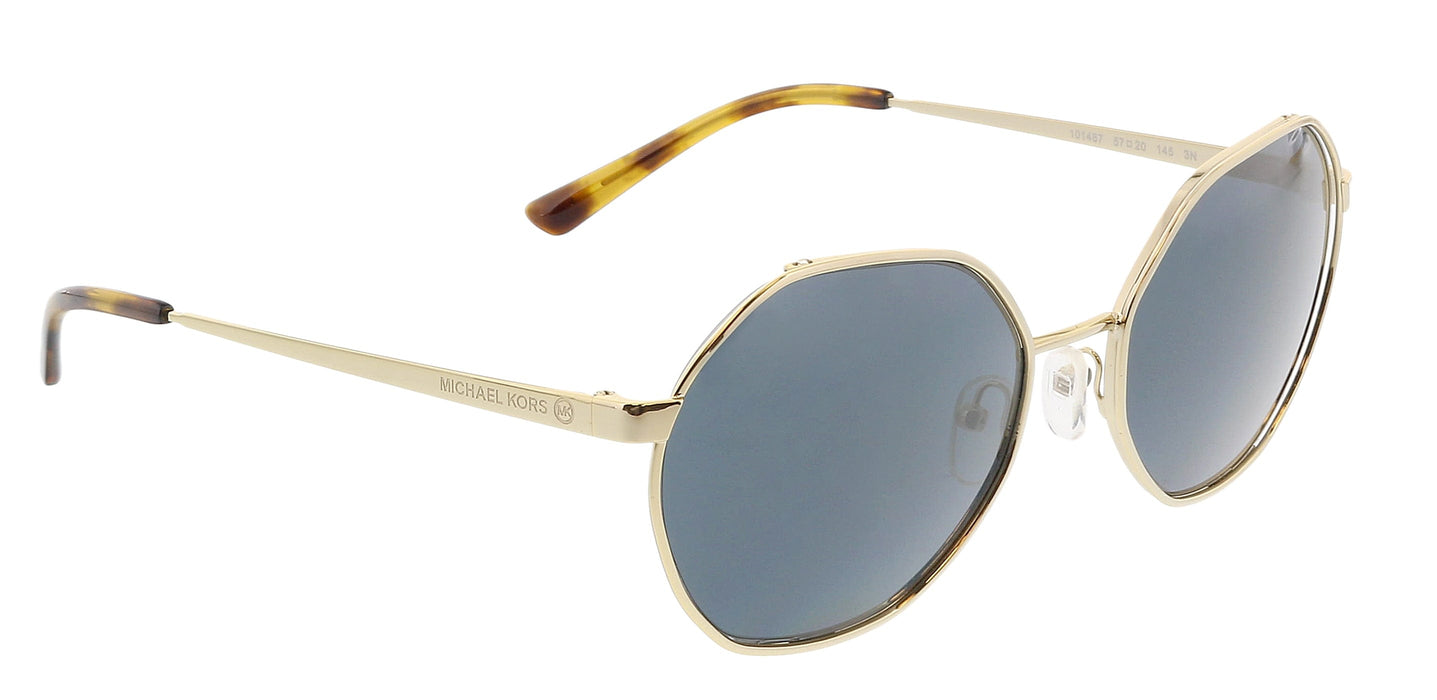 Michael Kors 0MK1072 10148757 Light Gold Full rim Geometric Sunglasses
