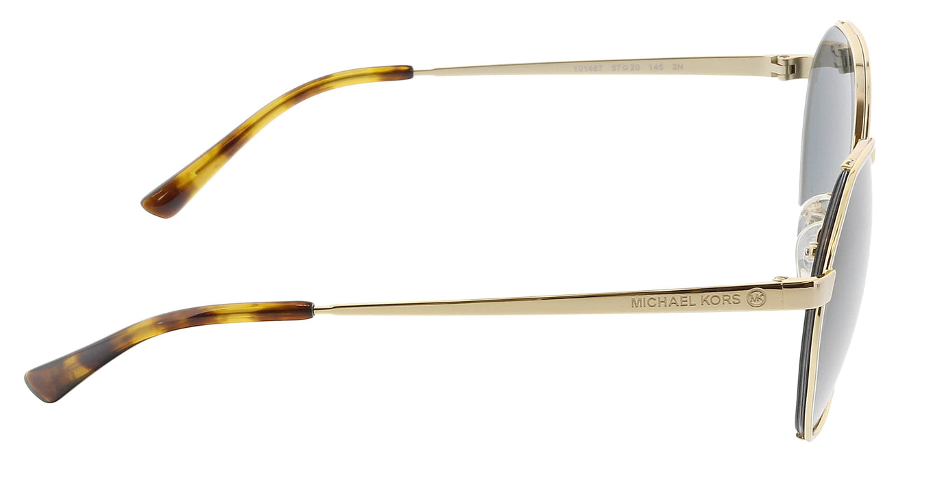 Michael Kors 0MK1072 10148757 Light Gold Full rim Geometric Sunglasses