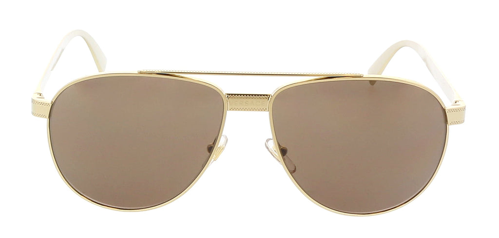 Versace 0VE2209 10027358 Gold Full rim Aviator Sunglasses