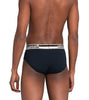 Roberto Cavalli Navy Blue Cotton Jersey Stretch Brief Slip-2-Pack-