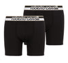 Roberto Cavalli Black Cotton Jersey Stretch Boxer Brief-2-Pack-