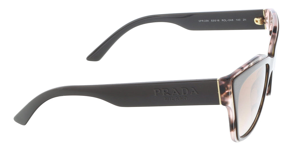 Prada PR23XS  R0L0A6 Brown Cat Eye Sunglasses