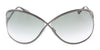 Tom Ford TF130 08B Miranda Silver Butterfly Sunglasses