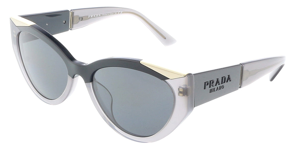 Prada   Black Opal Grey Cat Eye Sunglasses