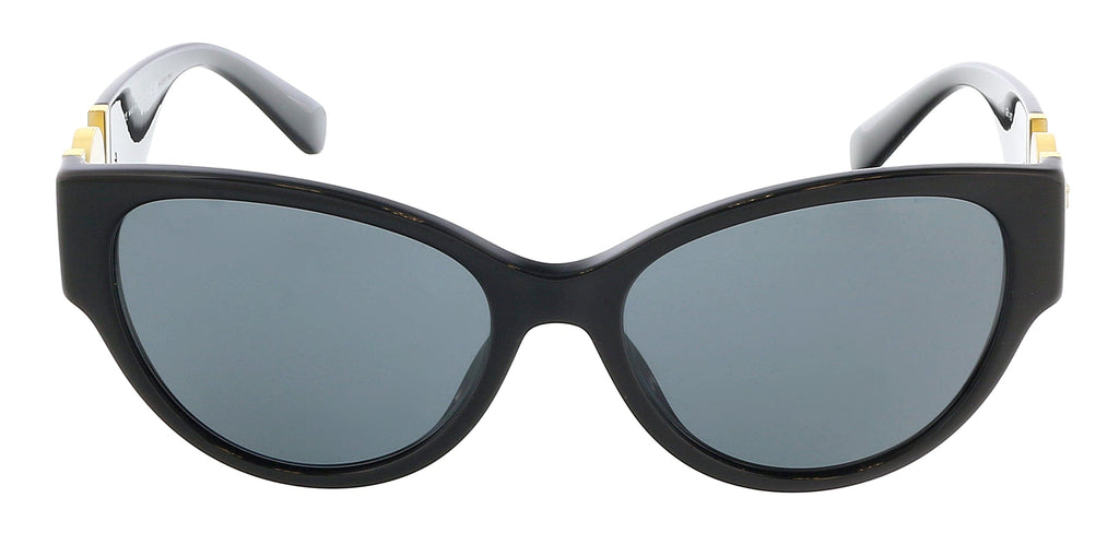 Versace 0VE4368 GB1/8756 Cat Eye  Black Sunglasses