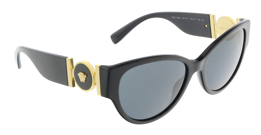 Defective Versace 0VE4368 GB1/8756 Cat Eye  Black Sunglasses