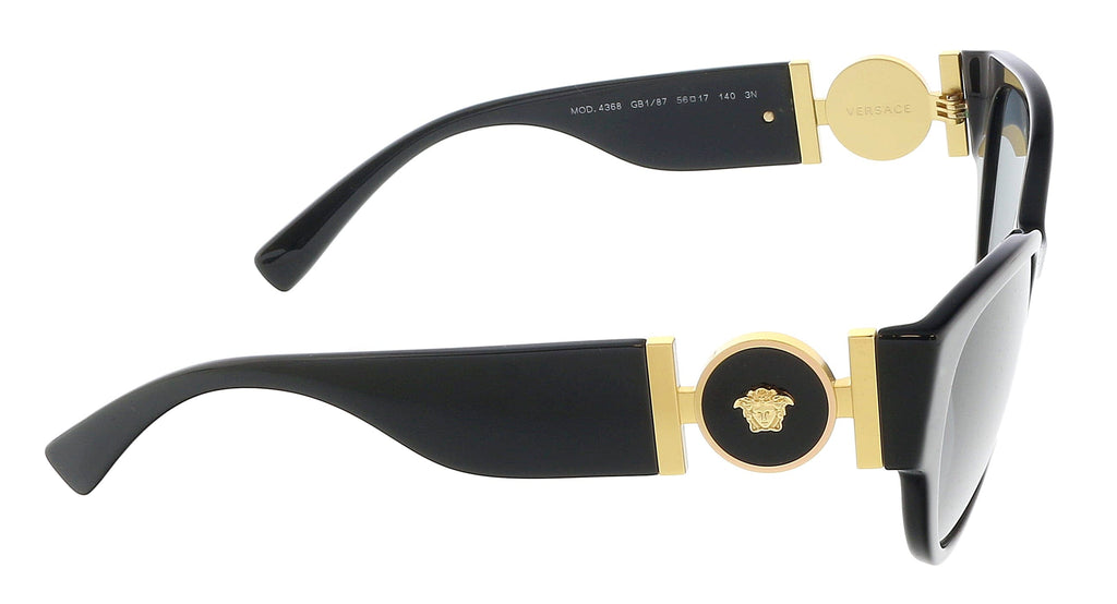 Defective Versace 0VE4368 GB1/8756 Cat Eye  Black Sunglasses