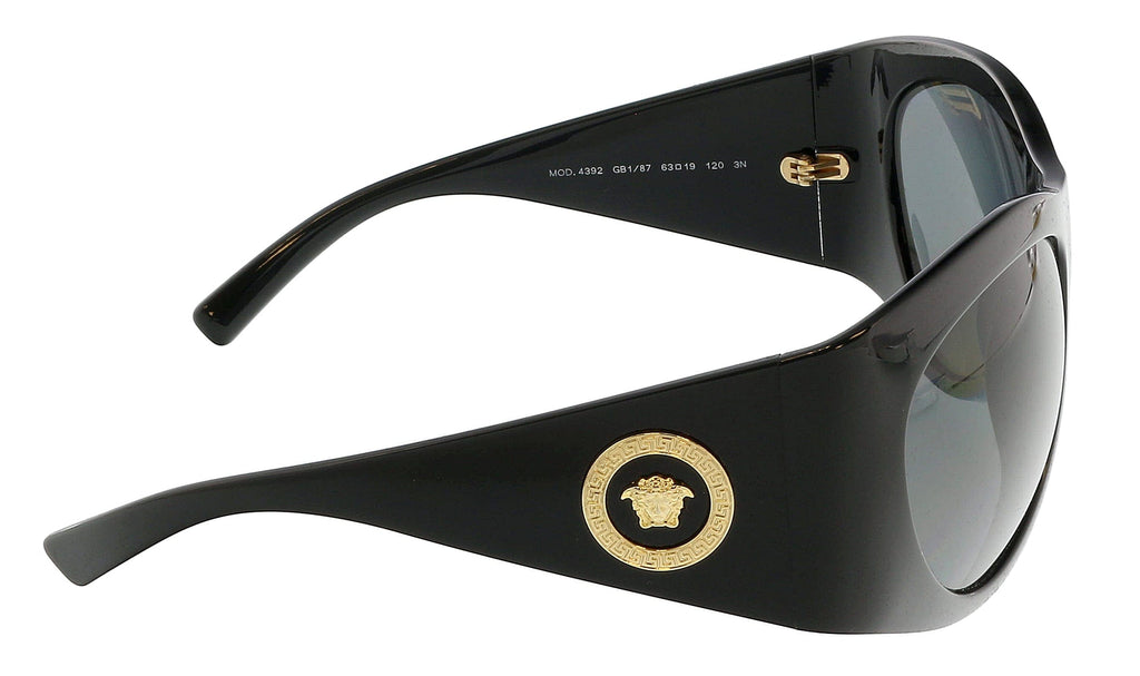 Versace 0VE4392 GB1/8763 Cat Eye  Black Sunglasses