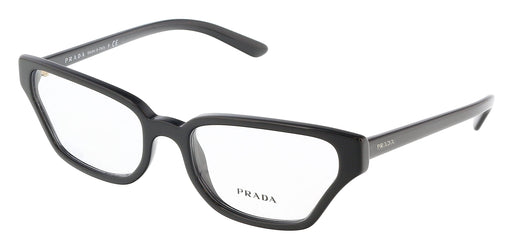 Prada 0PR 04XV 1AB1O154 Irregular Full Rim Black Eyeglasses