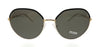Prada 0PR 65XS YC45G158 Black/Ivory Round Sunglasses