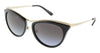 Michael Kors  Cat Eye Full Rim Light Gold/Black Sunglasses