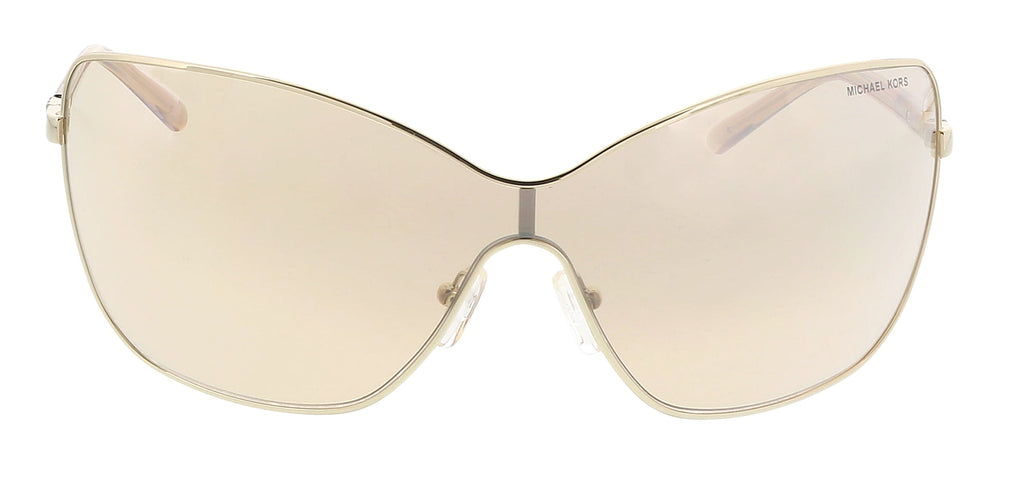 Michael Kors 0MK1097 10143D43 Juneau Shield Full rim Light Gold Sunglasses