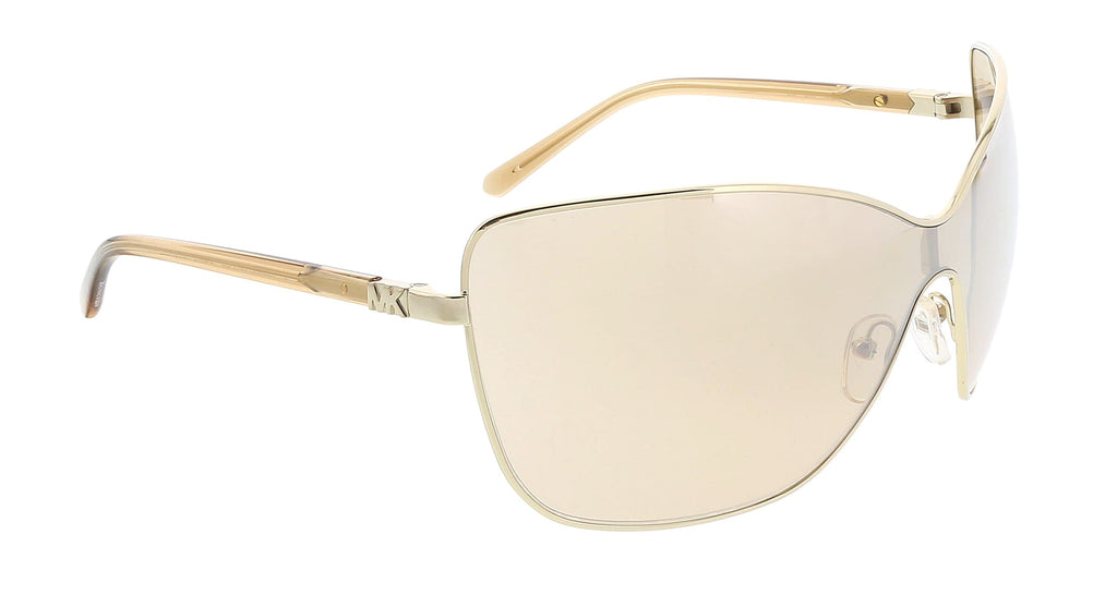 Michael Kors 0MK1097 10143D43 Juneau Shield Full rim Light Gold Sunglasses