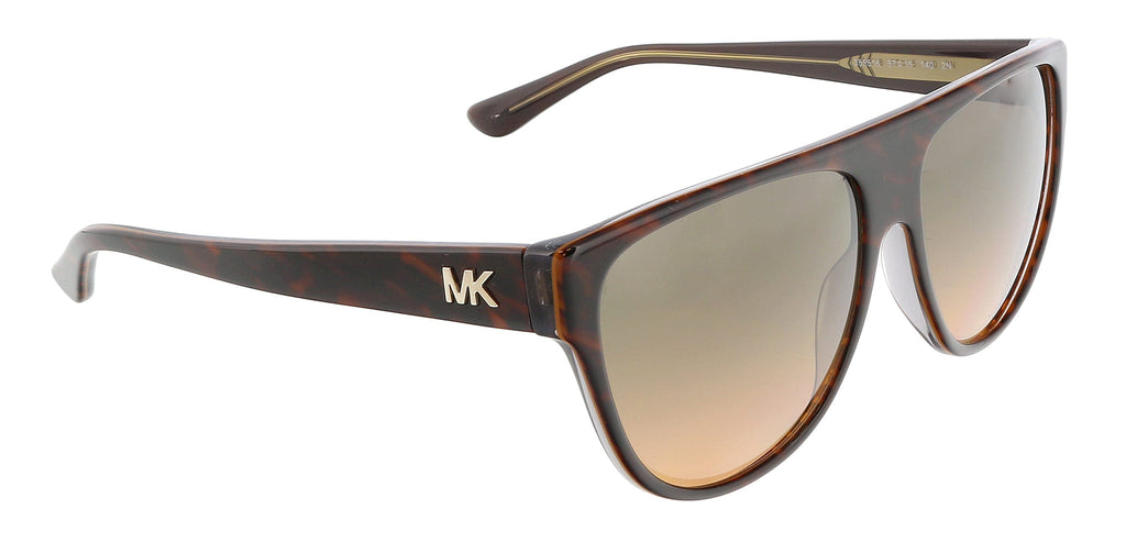 Michael Kors 0MK2111 35551857 Rectangle Full rim Brown Leopard Sunglasses