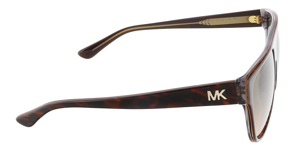 Michael Kors 0MK2111 35551857 Rectangle Full rim Brown Leopard Sunglasses