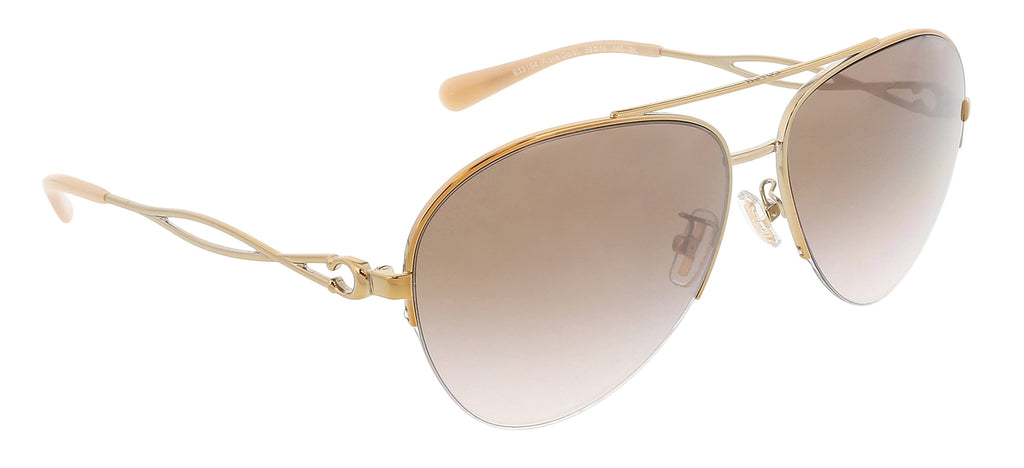 Coach 0HC7124 93319459 Aviator Full rim Shiny Gold Sunglasses