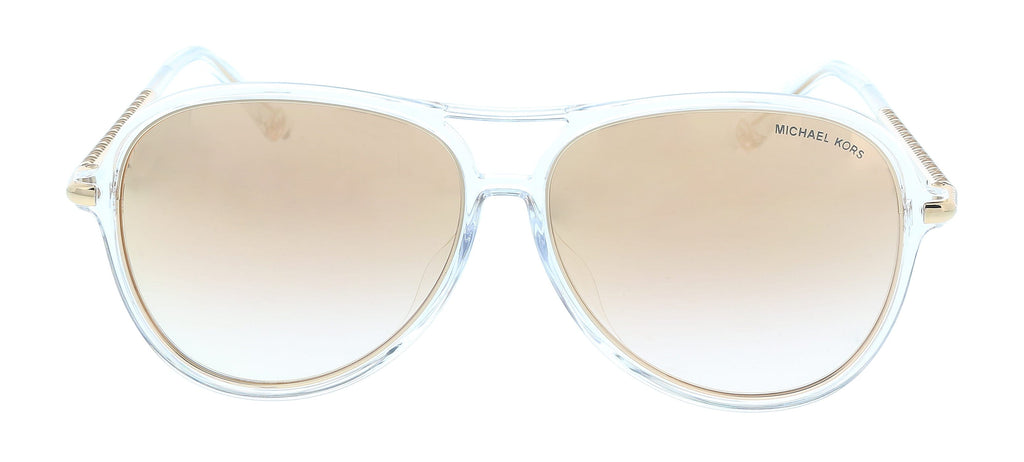 Michael Kors 0MK2176U 30156F Breckenridge Aviator Full rim Clear Transparent Sunglasses