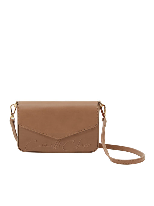 Cavalli Class MESSINA Camel Small Envelope Crossbody bag