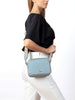 Cavalli Class ANCONA Light Blue Small Square Crossbody bag