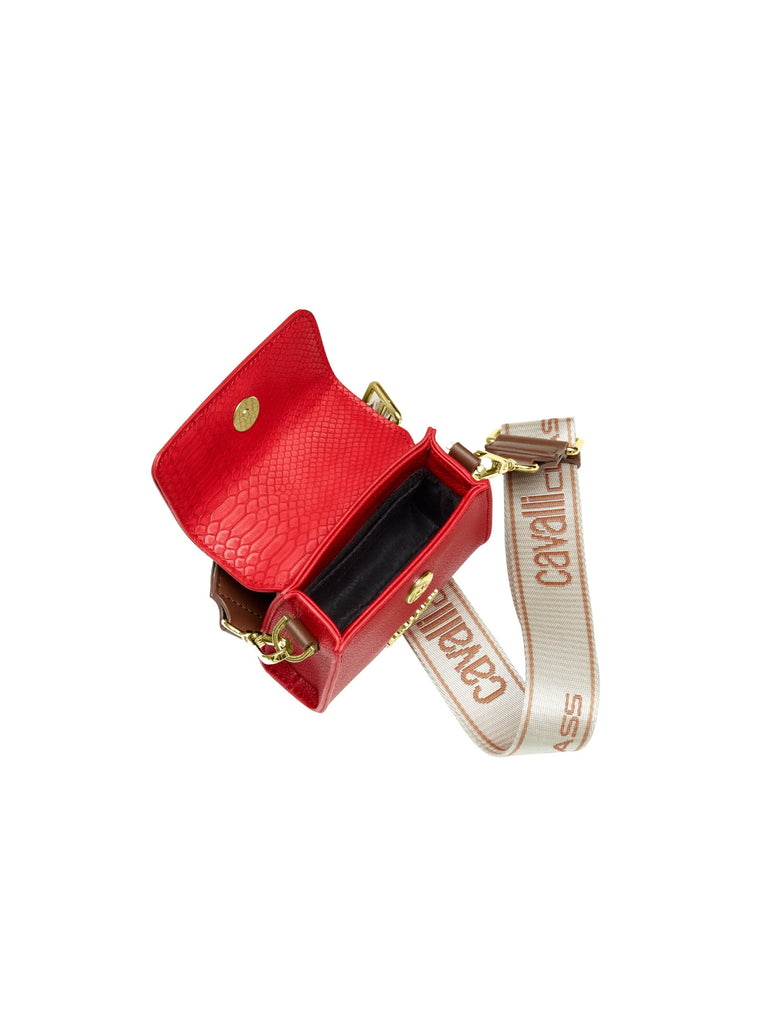 Cavalli Class AMALFI Mini Red Fashion Crossbody Bag