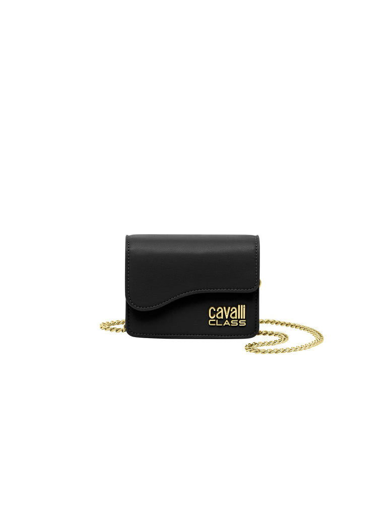 Cavalli Class CORTINA  Black Small Shoulder Bag