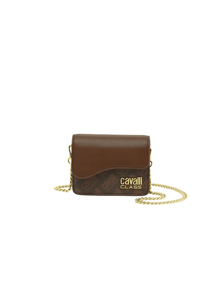 Cavalli Class CORTINA  Brown Small Shoulder Bag