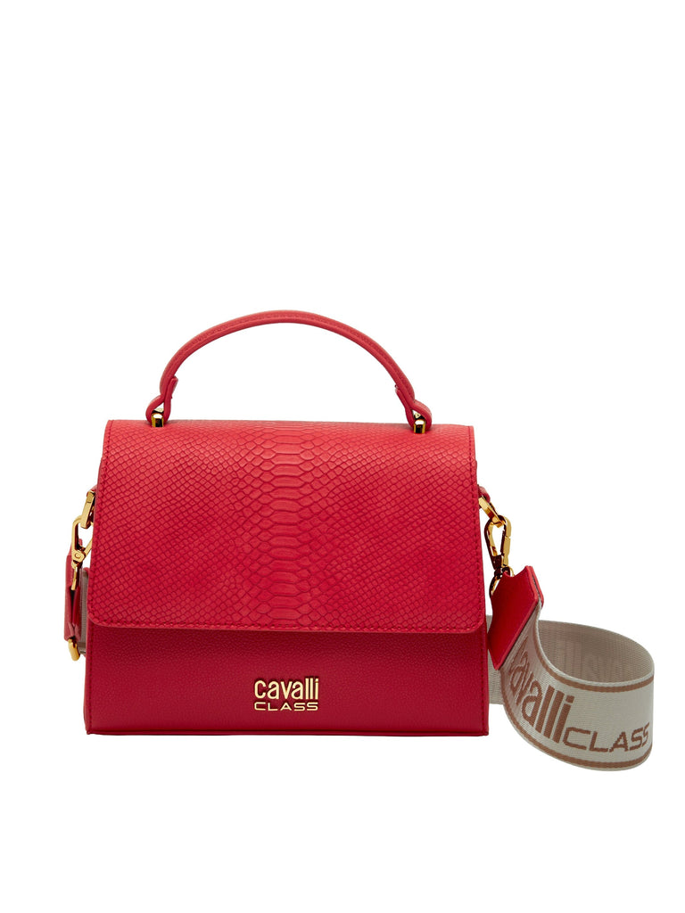 Cavalli Class AMALFI Red Small Top Handle Crossbody Shoulder Bag