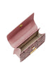 Cavalli Class MILANO Pink Medium Snakeskin Textured Medium Top Handle