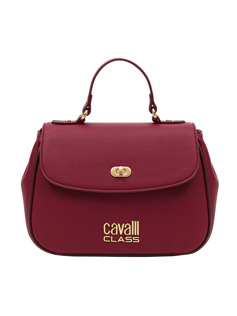 Cavalli Class LUCCA Burgundy Medium Top Handle Shoulder Bag