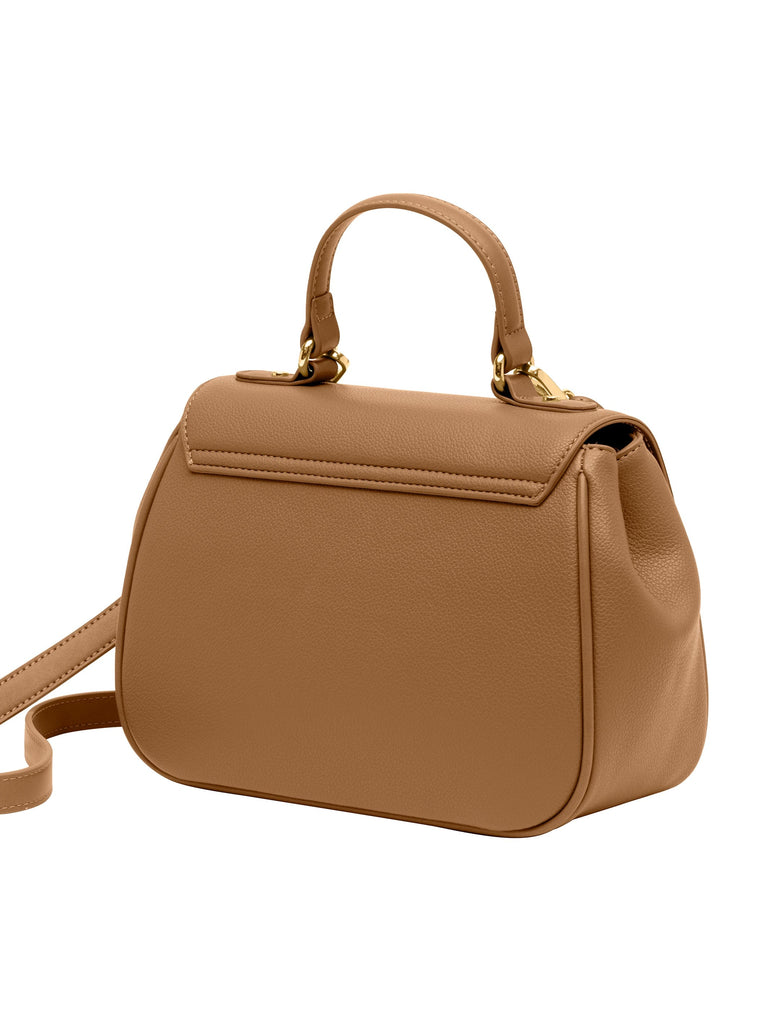 Cavalli Class LUCCA Camel Medium Top Handle Shoulder Bag